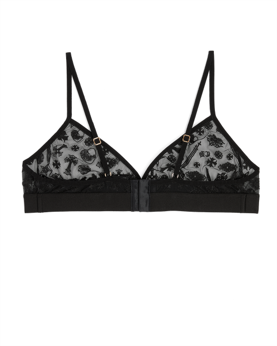  LACE TRIANGLE BRA by Chrome Hearts image number null