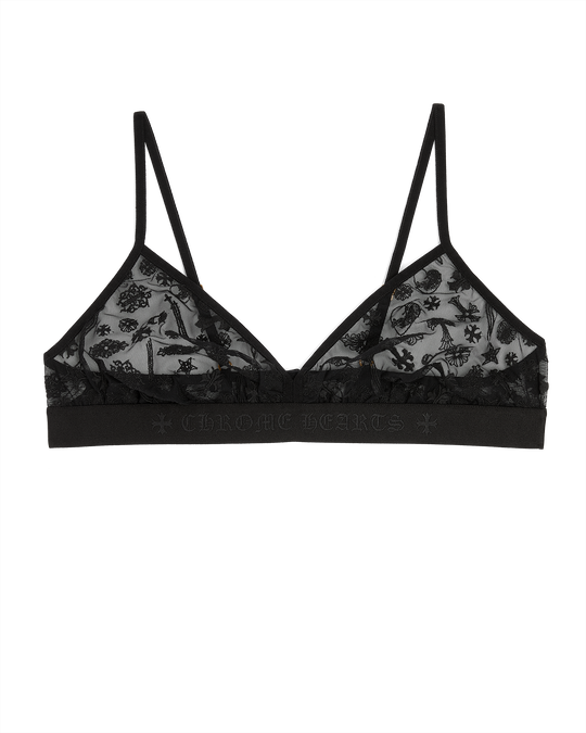  LACE TRIANGLE BRA by Chrome Hearts image number null